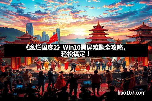 《腐烂国度2》Win10黑屏难题全攻略，轻松搞定！